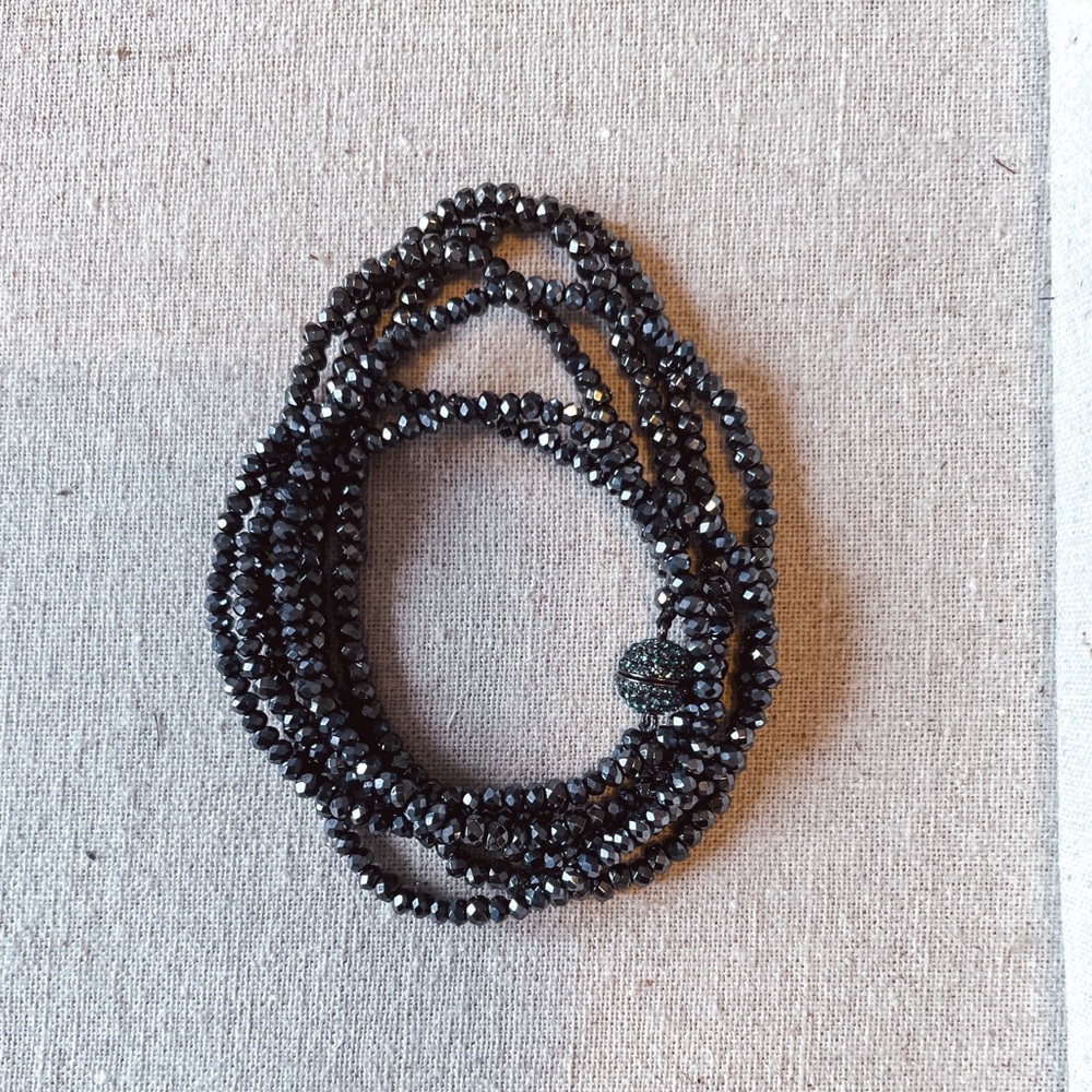 Necklace and wrap bracelet
